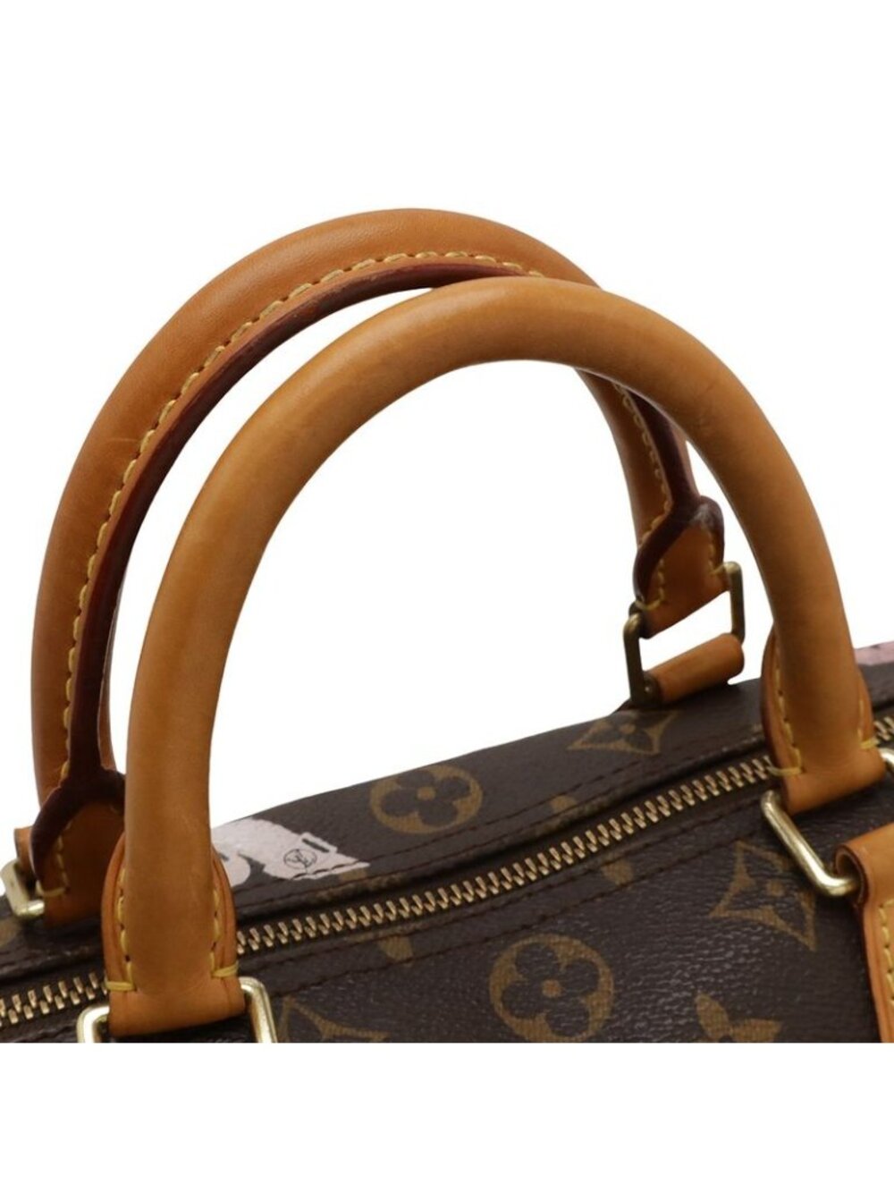 Louis Vuitton Monogram Bay Speedy 30 Chain Print Handbag Mini Boston Bag - Picture 6 of 9